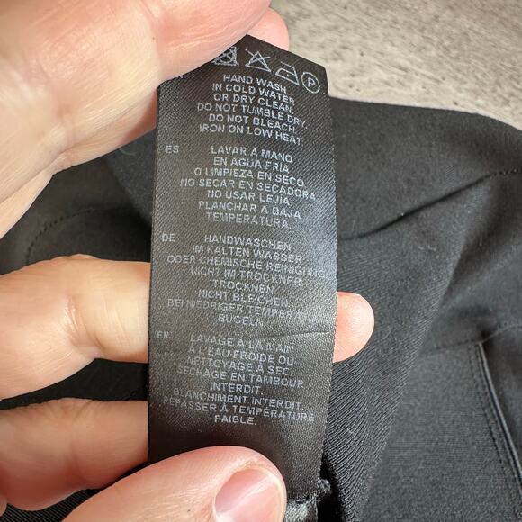 Marcella Tremont Pant Black Ponte Knit Split Hem Med - Picture 11 of 16